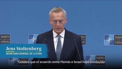 Stoltenberg pide extender la pausa humanitaria en Gaza