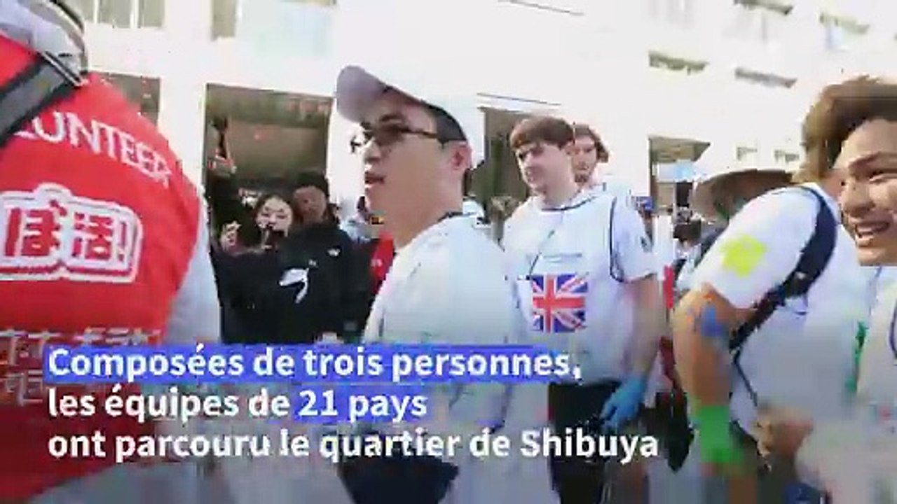 Japon : à la poursuite des mégots pour un Mondial de chasse aux déchets à Tokyo
