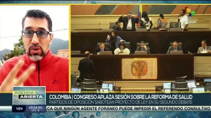 Colombia: Congreso aplaza sesión sobre la reforma de salud