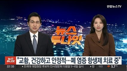 "교황, 건강하고 안정적…폐 염증 항생제 치료 중"