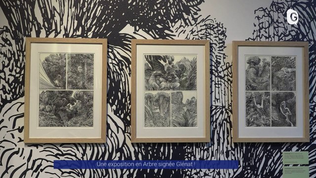 Reportage - Une exposition en arbre signée Glénat !