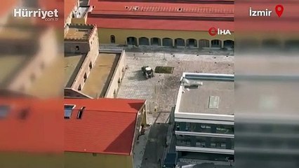 Operatör çıldırdı: Kavga ettiği işçileri kepçeyle kovaladı