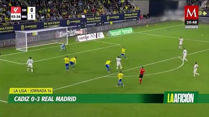 Real Madrid se queda con el liderato de La Liga tras triunfo sobre Cádiz
