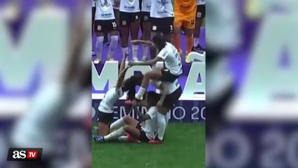 Viral celebration: Corinthians team’s human bicycle