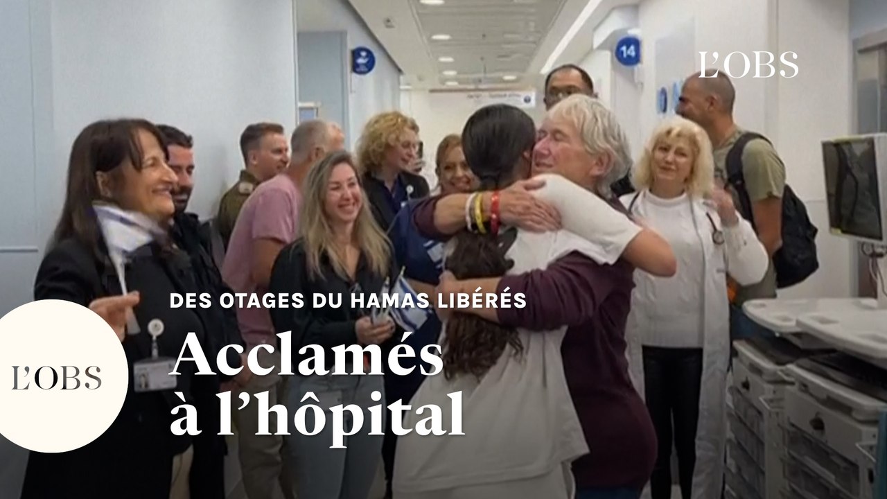 Otages du Hamas : les images de la libération de Margalit Moses et Jimmy Pacheco