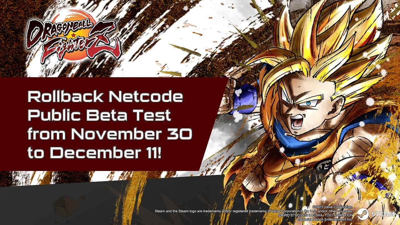 DRAGON BALL FighterZ – Rollback Beta Test