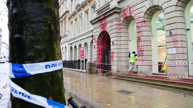 Four arrested after pro-Palestine group target 'landlords of Israeli weapons factory'