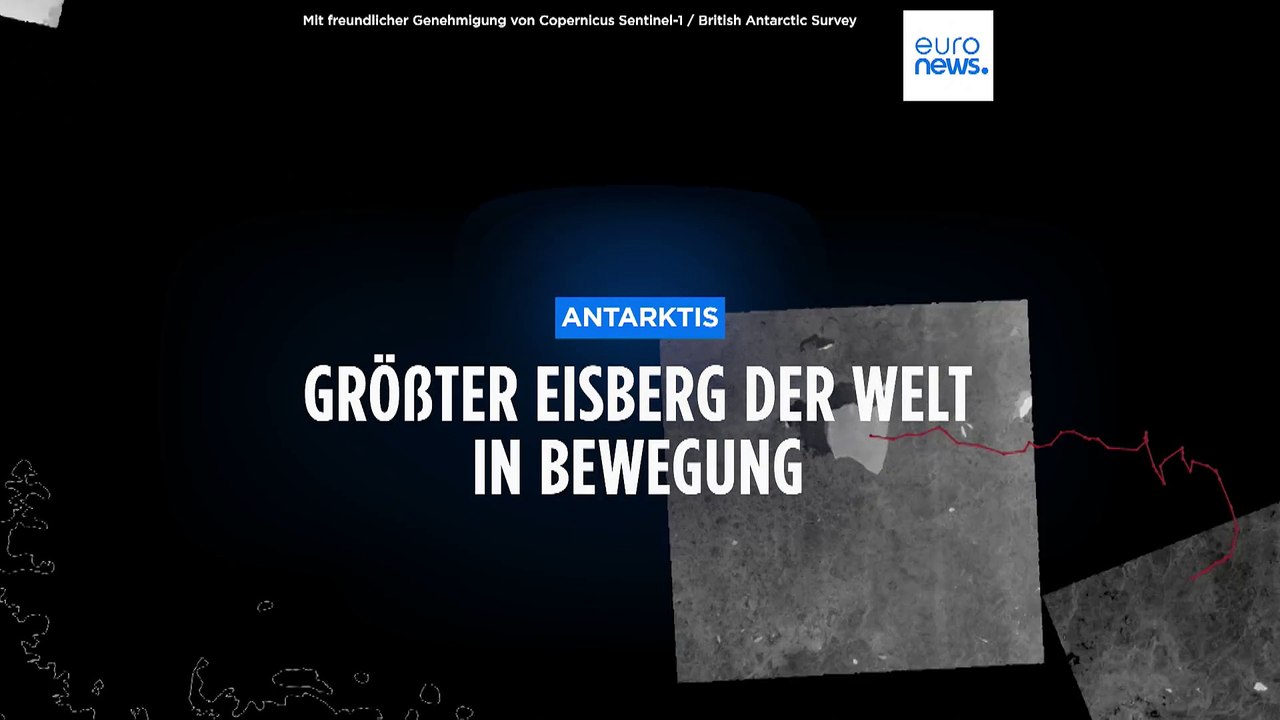 Größter Eisberg der Welt wieder unterwegs