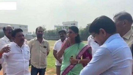 భీమవరం నుండి మరోసారి బటన్ నొక్కనున్న సీఎం... ఏర్పాట్లను పరిశీలించిన...