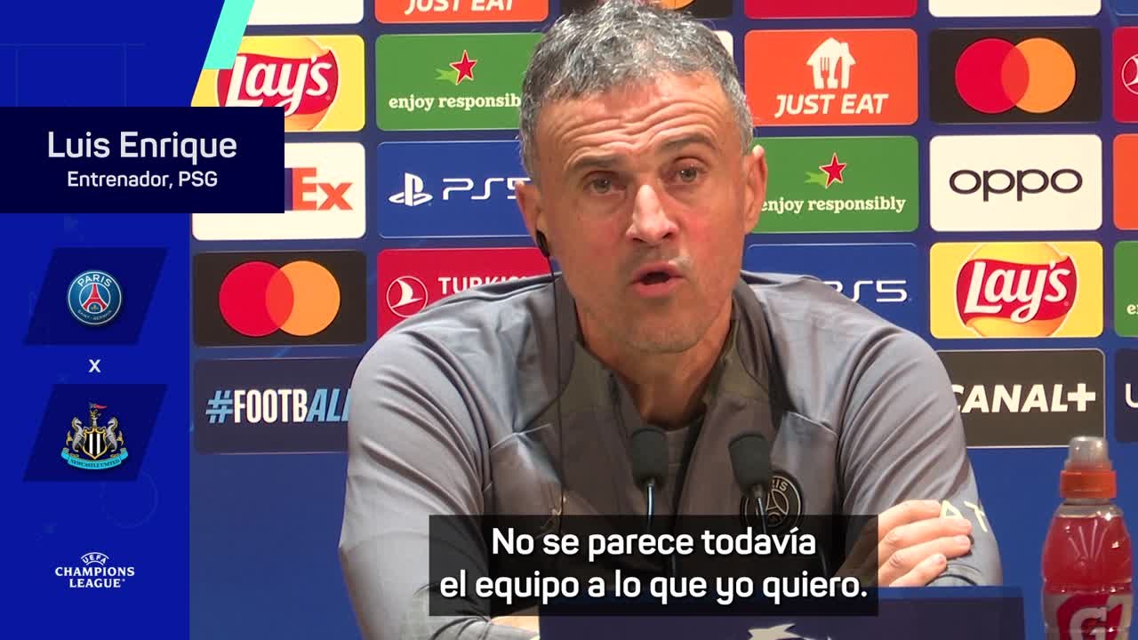 Luis Enrique: "El equipo no se parece a lo que quiero"