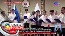 Kilalang kaalyado ng mga Duterte at mga miyembro ng Hugpong ng Pagbabago, nanumpa sa Lakas-CMD ni Speaker Romualdez | SONA