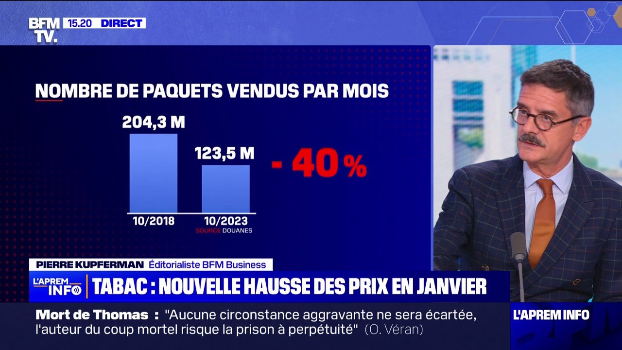 Nouvelle hausse des prix du paquet de cigarettes au 1er janvier prochain