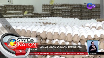 Presyo ng itlog at bigas sa ilang pamilihan, nagmahal | SONA