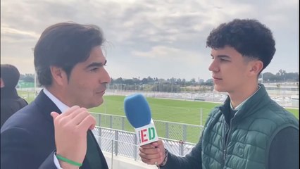 Ángel Haro, presidente del Betis, habla para ED desde la CD Rafael Gordillo