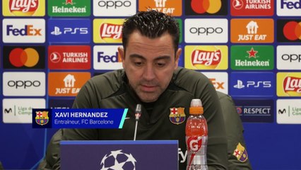 Xavi : "Un match super important et vital pour notre avenir dans cette compétition"