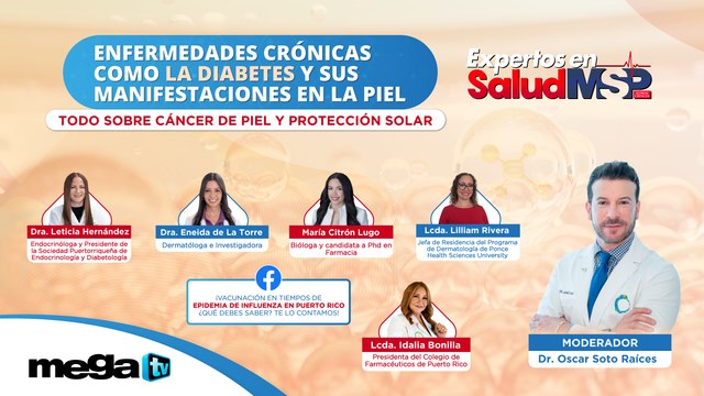 Enfermedades crónicas como la diabetes y sus manifestaciones en la piel - #ExpertosEnSalud