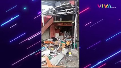 CCTV Sejumlah Pemotor Mental Terkena Ledakan di Puncak Bogor