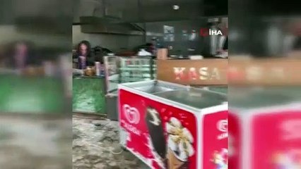 Rize'de sosyal tesis dalgaların altında kaldı