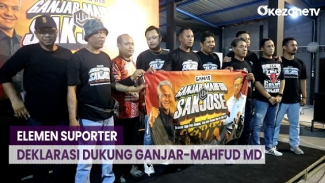 Elemen Suporter di Solo Deklarasi Dukung Ganjar-Mahfud MD