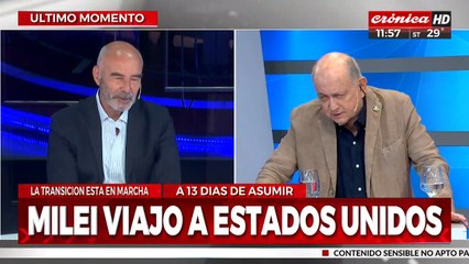 Gómez Centurión: "Lo que viene es un nuevo sistema político en la Argentina"