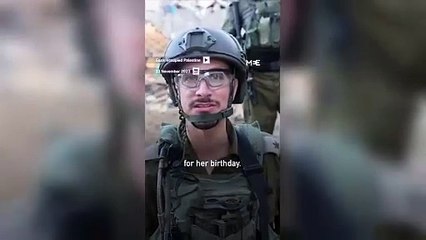 İsrail askeri kızının 2. doğum gününü sivillere ait binayı havaya uçurarak kutladı