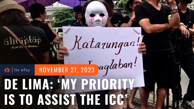 De Lima: My priority is assist ICC, help get justice for Duterte's drug war victims