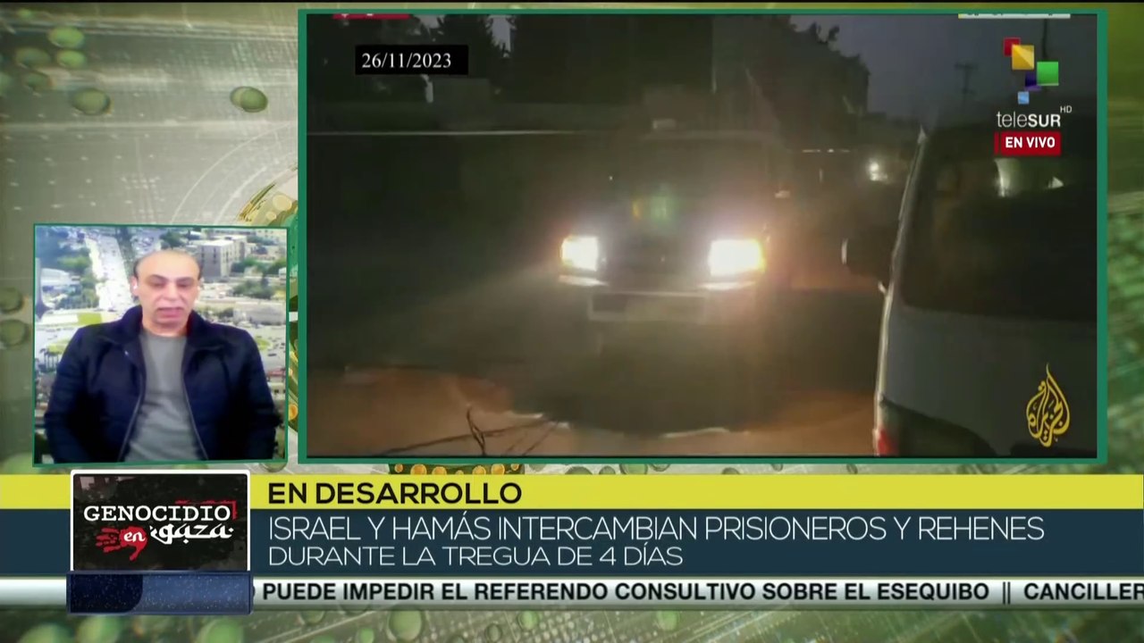 Israel y Hamás continúan intercambio de prisioneros durante la tregua