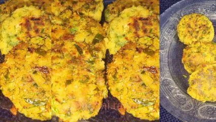 पोहा और मेथी का चटपटा और टेस्टी वडा | Tikki Recipe | Methi Poha Snacks