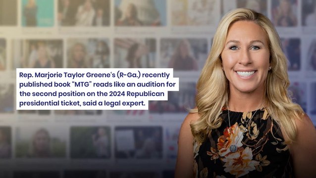 Former DOJ Attorney Calls Marjorie Taylor Greene's New Book 'Score-Settling Fiction' That 'Reads Like An Audition For No. 2 Slot'