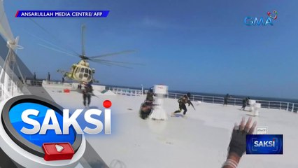 2 Pinoy na sakay ng na-hijack na barko sa Gulf of Aden, ligtas na, ayon sa DMW | Saksi