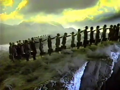 Apple lemmings commercial from Super Bowl XIX