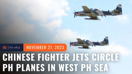 Chinese fighter jets circled PH planes in West Philippine Sea – AFP