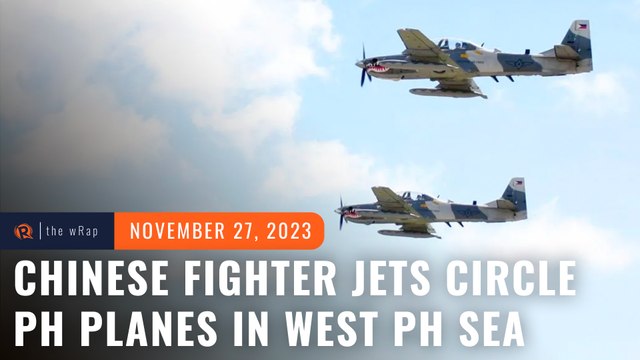 Chinese fighter jets circled PH planes in West Philippine Sea – AFP