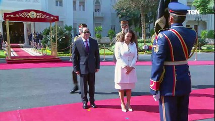 الرئيس السيسي يستقبل كاتالين نوڤاك رئيسة المجر بقصر الاتحادية