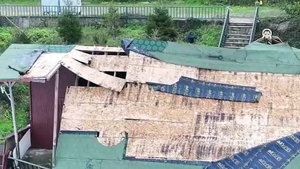 Düzce'de MHP'li belediyenin denize sıfır tesisi çöktü