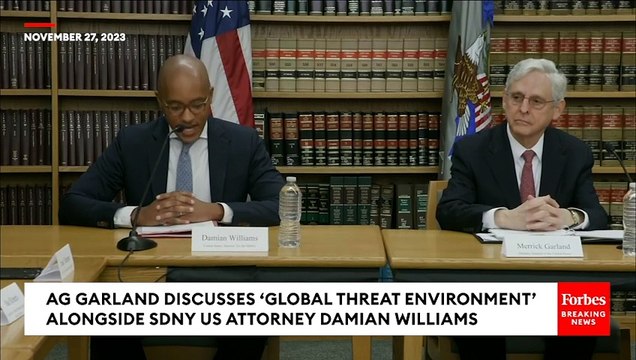 BREAKING: AG Garland Reacts To Shooting Of 3 Palestinian Students In VT, Discusses Global Threats