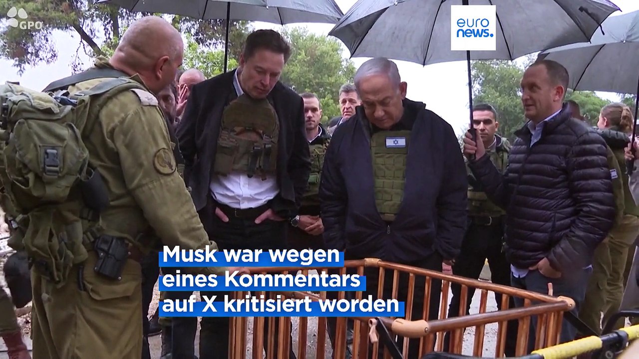 Schicksal der Hamas-Geiseln: Steinmeier und Musk besuchen verwüstete Kibbuze