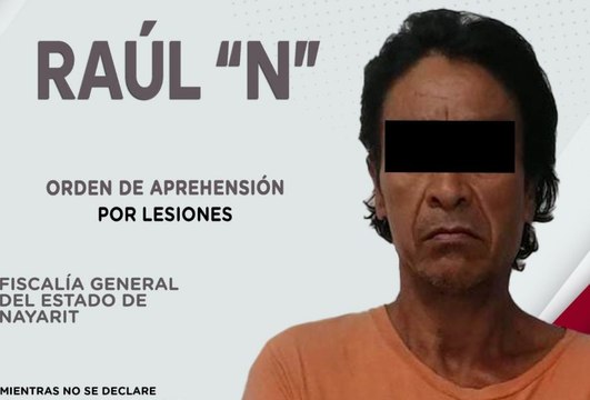 Detienen a Raúl “N”, acusado del delito de lesiones en Bahía de Banderas