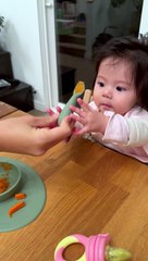 Daughter Tries Veggies For The First Time