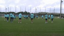 Lazio train ahead of UEFA Champions League clash with Glasgow Celtic