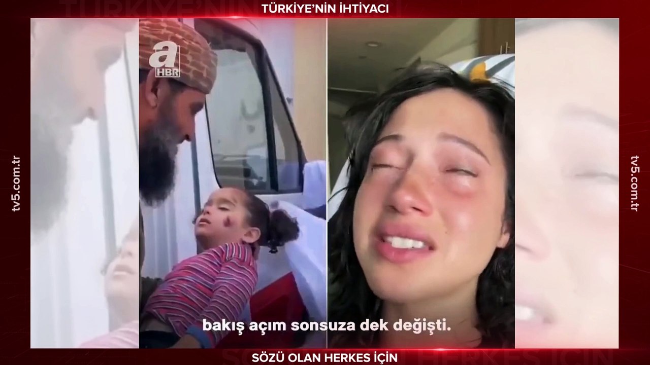 Hristiyan bir kadın, Gazzeli adamı gördükten sonra hissettiklerini ağlayarak anlattı