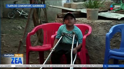 Darwin Ángel es uno de los beneficiados por el  CRIT en Tlapa de Comonfort