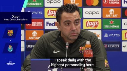 Xavi not fearing the sack at Barcelona