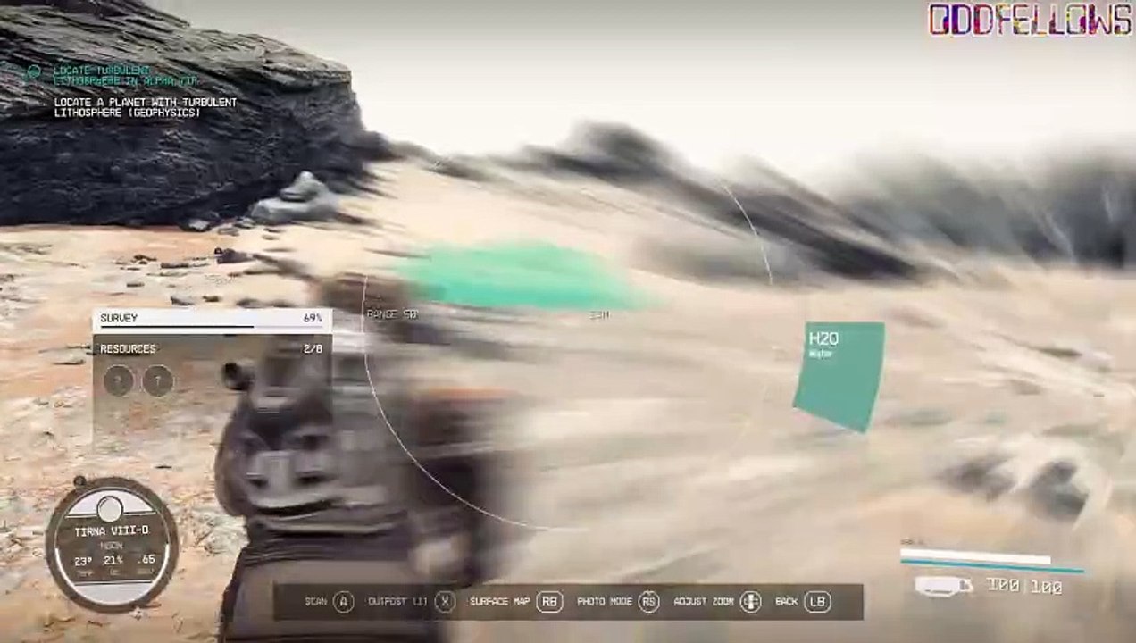 Weird Starfield Graphics Glitch