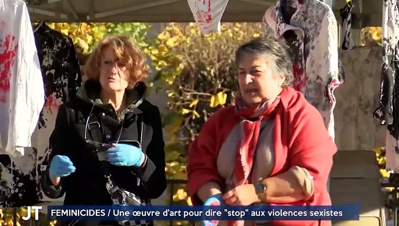FÉMINICIDES / Une oeuvre d'art pour dire "stop" aux violences sexistes