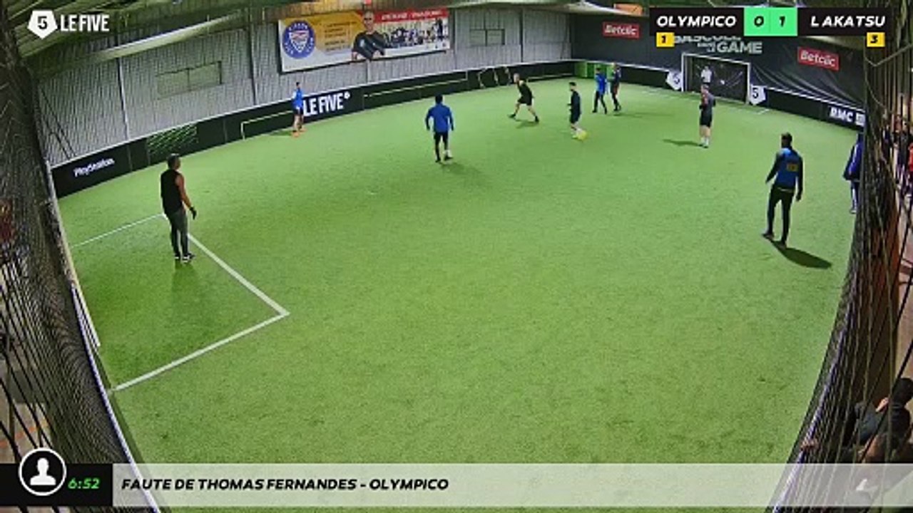 Faute de Thomas Fernandes - OLYMPICO