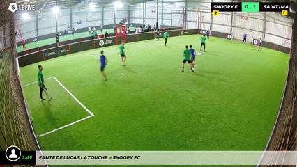 Faute de Lucas Latouche  - Snoopy FC