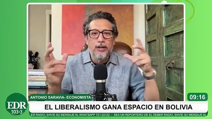 Antonio Saravia afianza la propuesta liberal en Bolivia