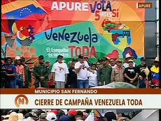 Venezuela Toda realiza cierre de campaña en el estado Apure