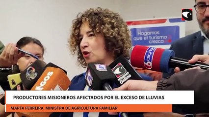 Productores misioneros afectados por el exceso de lluvias